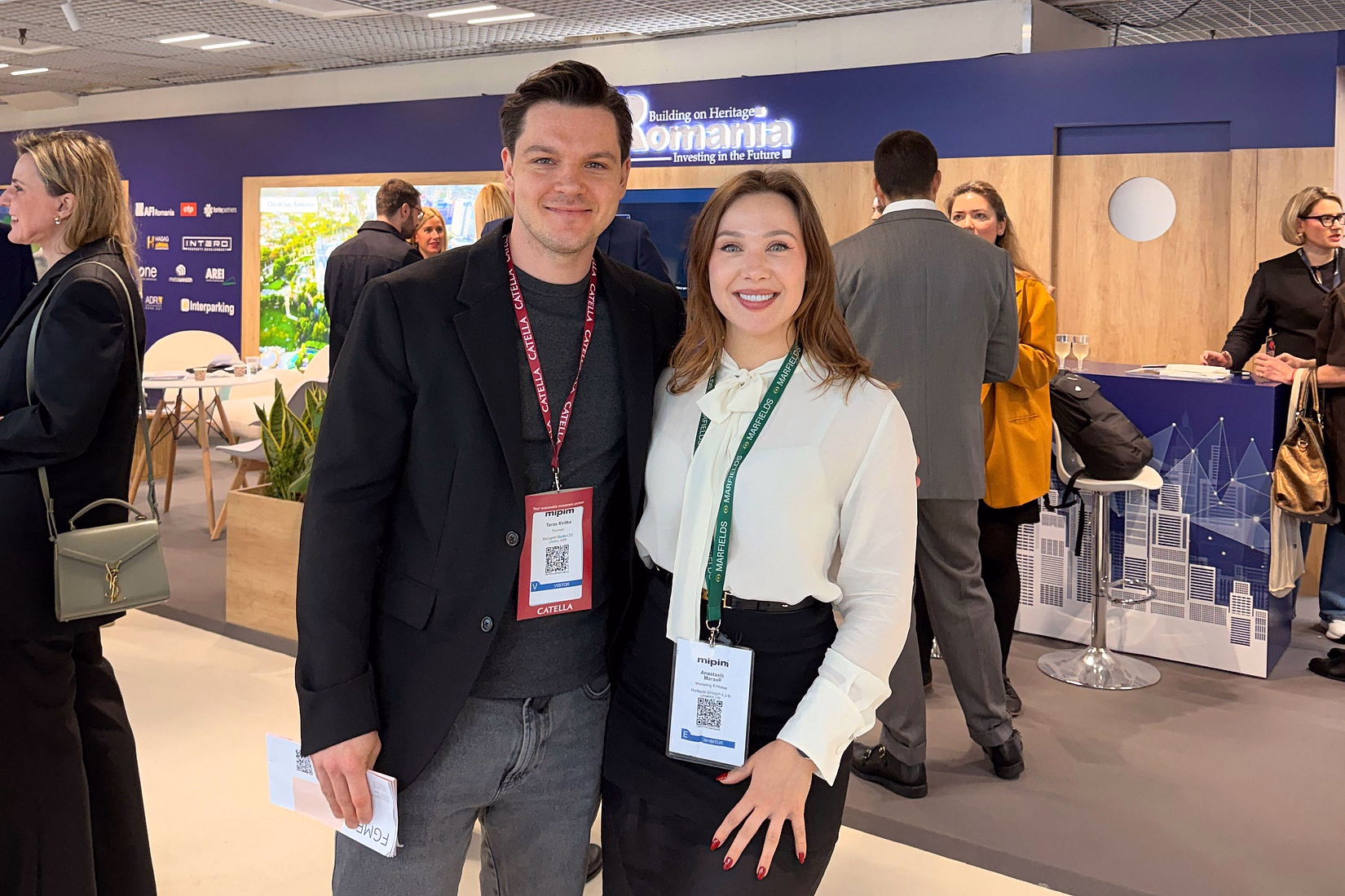 Taras Kvitka, founder of Marygold Studio, at MIPIM 2026 in Cannes