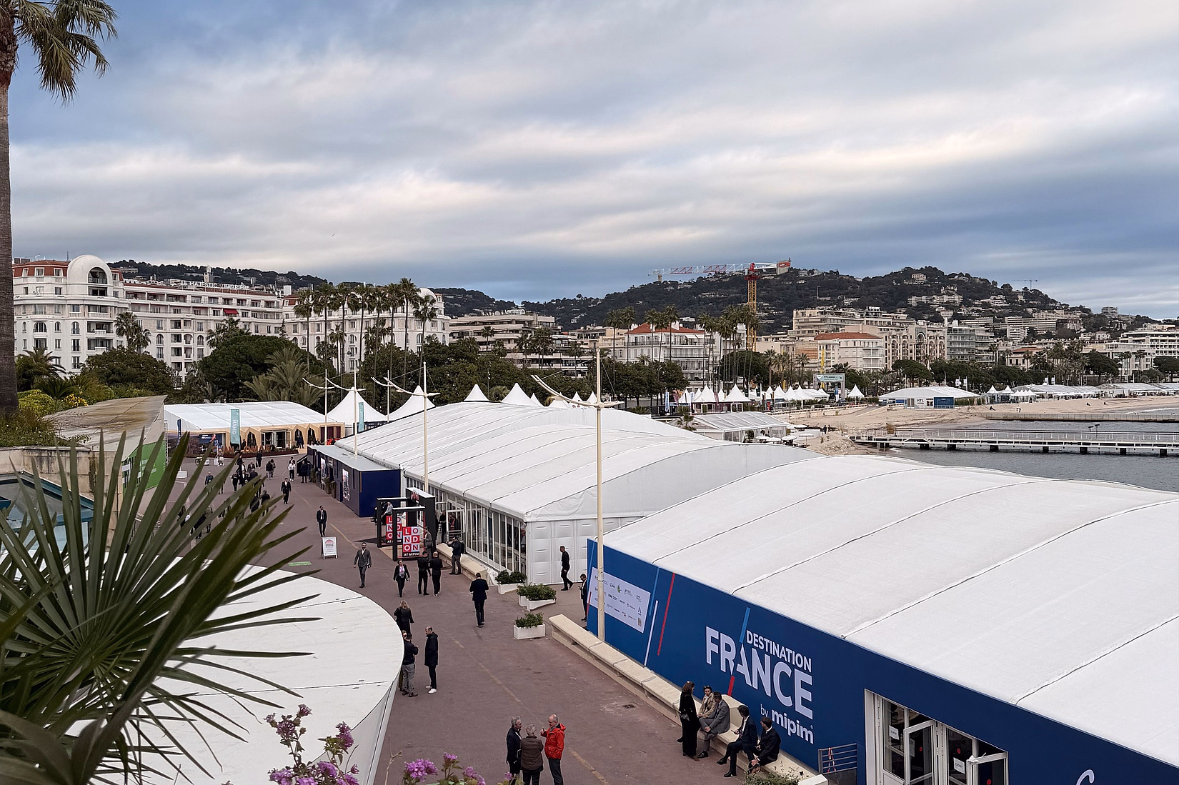 MIPIM 2026 exhibition grounds in Cannes, France